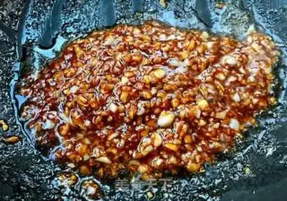 Make Garlic fans are on fire step 8