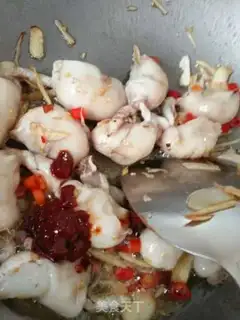 Make Spicy fish bubbles step 6