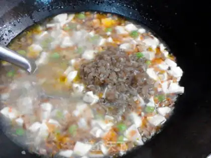 Make Sea cucumber tofu step 12