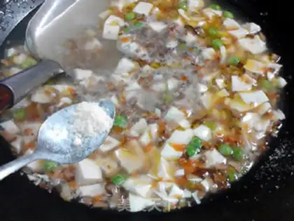 Make Sea cucumber tofu step 13