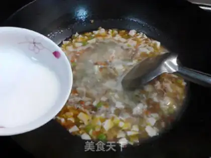 Make Sea cucumber tofu step 15