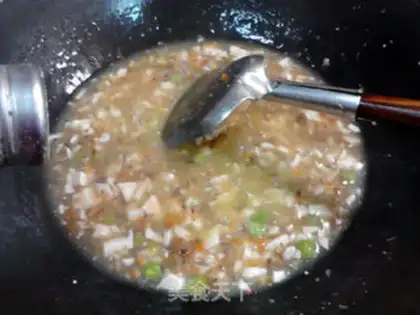 Make Sea cucumber tofu step 16