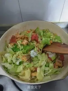 Make Tofu and cabbage step 11