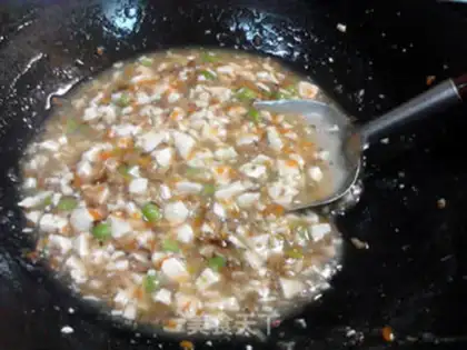 Make Sea cucumber tofu step 17