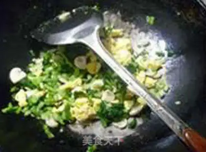 Make Snowbushroom fried eggs step 8