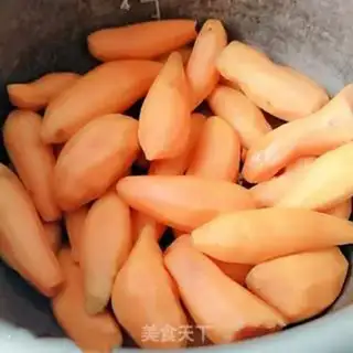 Make The high-voltage pan, the sweet potatoes step 3