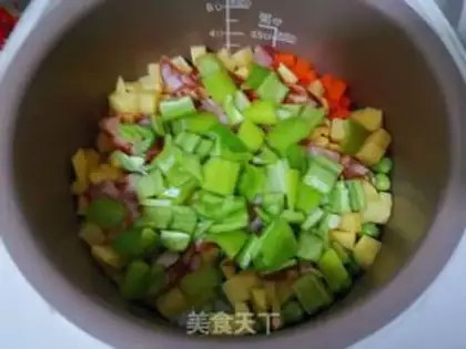 Make Corn pasta evaporating cabbage step 3