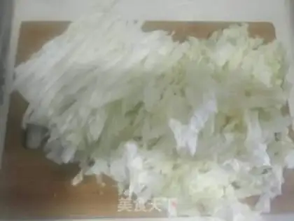 Make Fish cabbage step 1