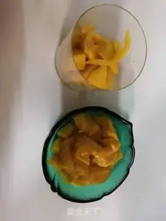 Make Mango coconut juice step 2