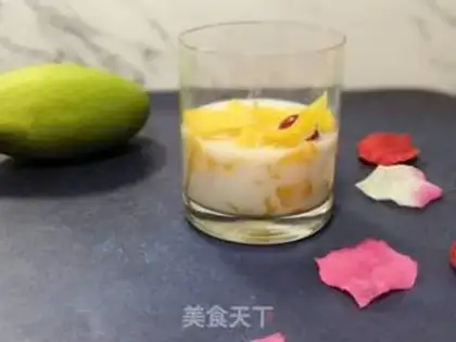 Make Mango coconut juice step 3