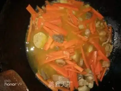 Make Carrot, veal of meat step 8