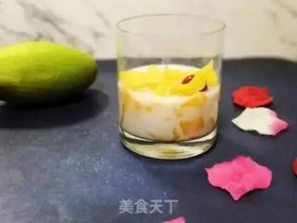 Make Mango coconut juice step 7