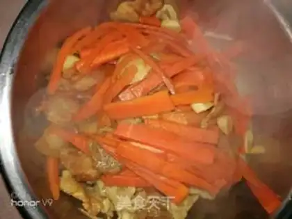Make Carrot, veal of meat step 12