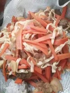 Make Carrot, veal of meat step 13