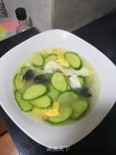 Make Blackwood cucumber egg soup step 6
