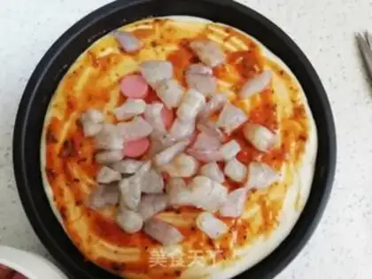 Make Shrimp pizza step 3