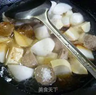 Make Piggy beefball burn radish step 9