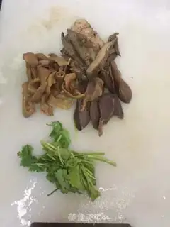 Make Duck blood fan soup step 2