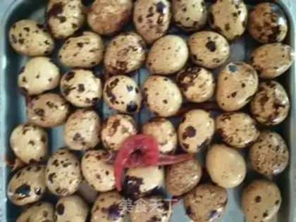 Make Five quail eggs step 2