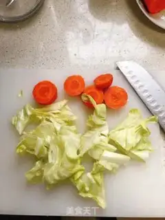 Make Vegetable meat pine crotch step 1