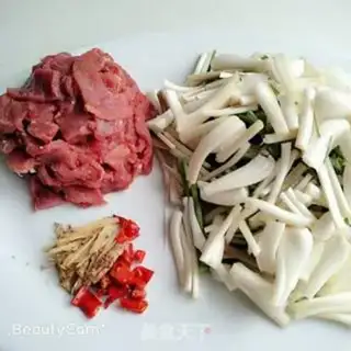 Make Spring beef step 1