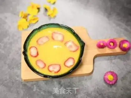 Make Mango juice strawberries step 5
