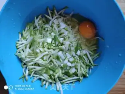 Make Pumpkin eggcake step 1