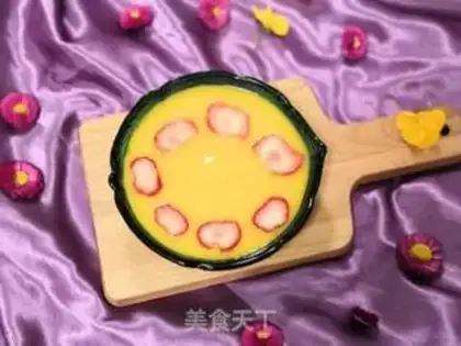 Make Mango juice strawberries step 8
