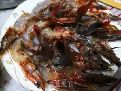 Make Garlic shrimp step 3