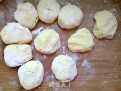 Make Corn pasta eggs and fried dumplings step 14