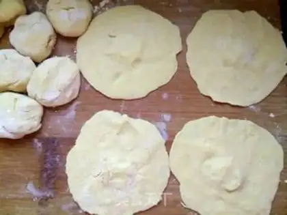 Make Corn pasta eggs and fried dumplings step 15