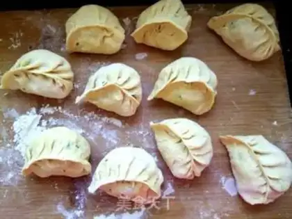 Make Corn pasta eggs and fried dumplings step 16