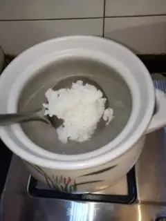Make Potato-head skinny porridge step 3