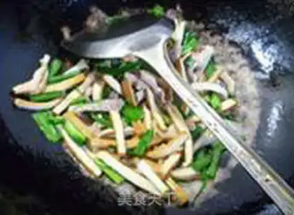 Make Garlic fried pig belly step 9