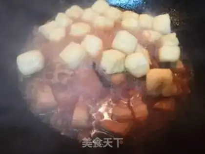 Make Soy tofu step 7