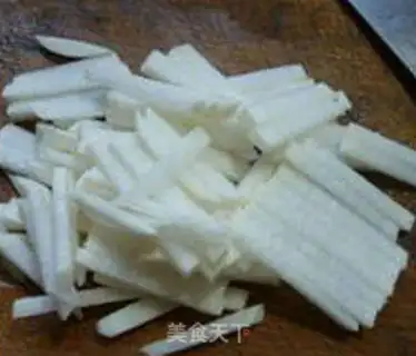Make The radish and the silk step 4
