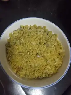Make Peas and rice step 0
