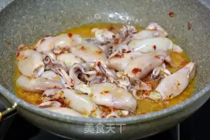 Make Spicy squid step 5