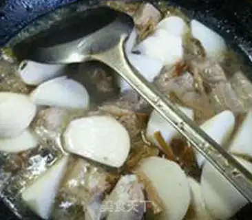 Make Scratch the radish and burn the ribs step 8