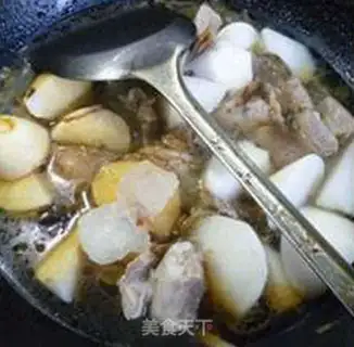 Make Scratch the radish and burn the ribs step 9
