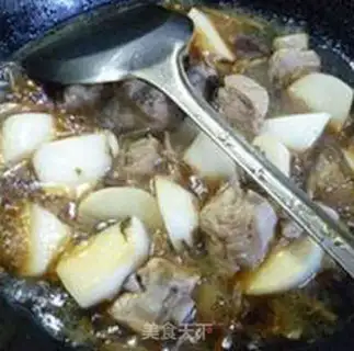 Make Scratch the radish and burn the ribs step 10