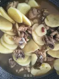 Make Potato chicken step 4