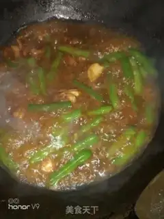 Make Chicken bean horn noodles step 7