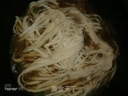 Make Chicken bean horn noodles step 9