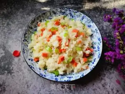 Make Pepper ham and sausage fried rice step 9