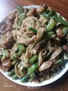 Make Chicken bean horn noodles step 14