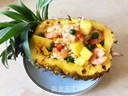 Make Pineapple rice step 5