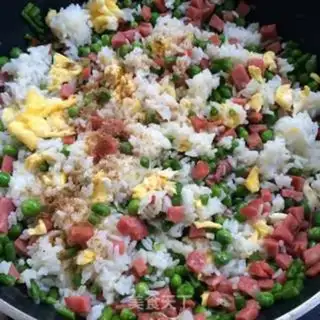 Make Peas fried rice step 7