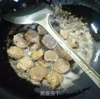 Make Garlic fried ribballs step 5