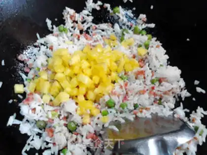 Make Pineapple fried rice step 10
